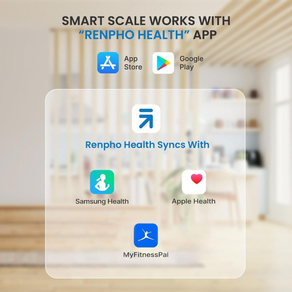 RENPHO Smart Scale for Body Weight, FSA HSA Eligible, Digital Bathroom Scale BMI Weighing Bluetooth Body Fat Scale, Body Composition Monitor Health Analyzer with Smartphone App, 400 lbs - Elis 1 Choosing the Best Smart Scale